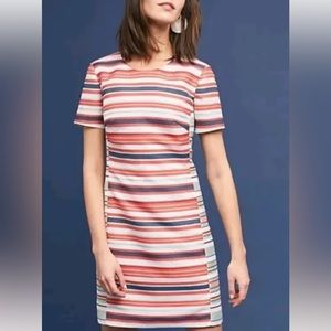Anthropologie Striped Hutch Dress Sz XS